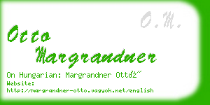 otto margrandner business card